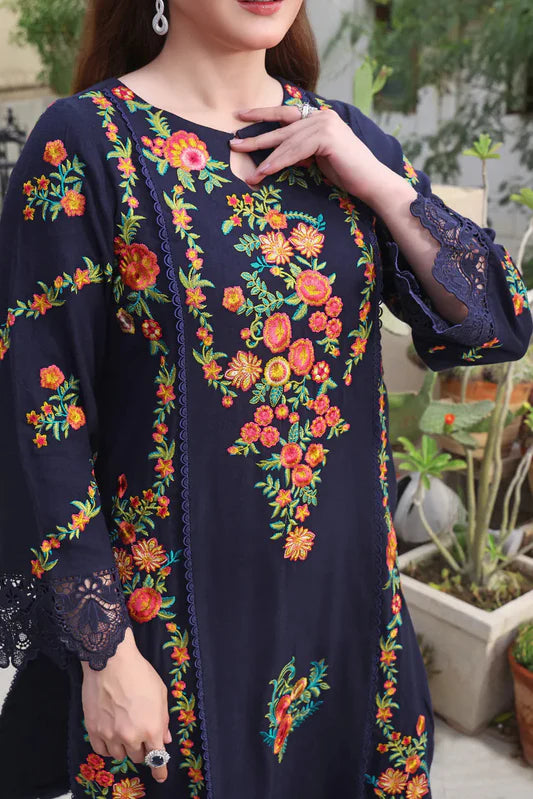 Maria B – Premium Dhanak Hit | Full Heavy Embroidered Winter 3PC Collection