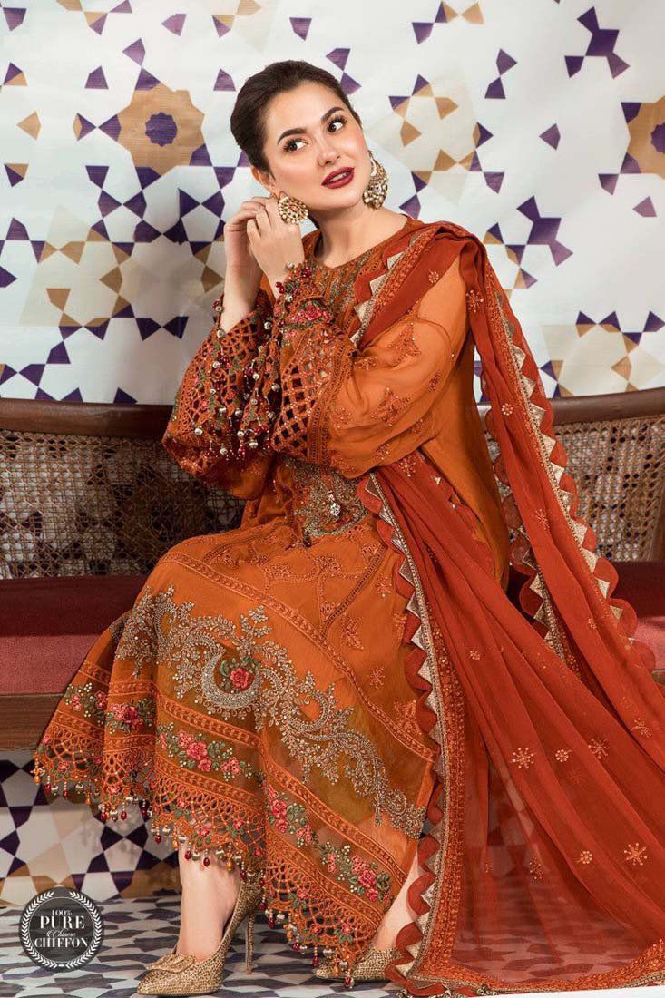 Maria B khata winter collection – Full Heavy Embroidered 3-Piece Suit