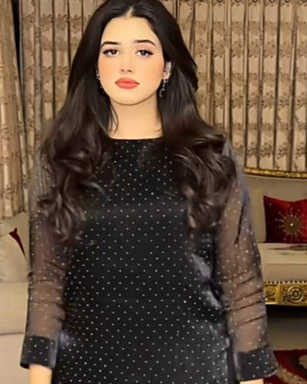 Alina Amir Winter 2-Piece Casual – Sheesha Silk Stone Work Suit