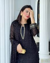 Alina Amir Winter 2-Piece Casual – Sheesha Silk Stone Work Suit